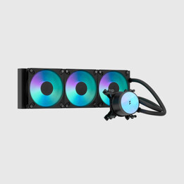 Fractal Design Radius 360 Rgb Black Procesador Sistema De Refrigeración Líquida Todo En Uno 12 Cm Negro 1 Pieza(s)