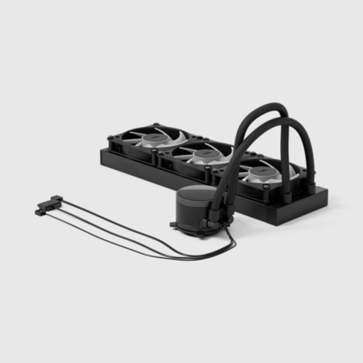 Fractal Design Radius 360 RGB Black All-in-One Liquid Cooling System Processor 12cm Black 1 Piece(s)