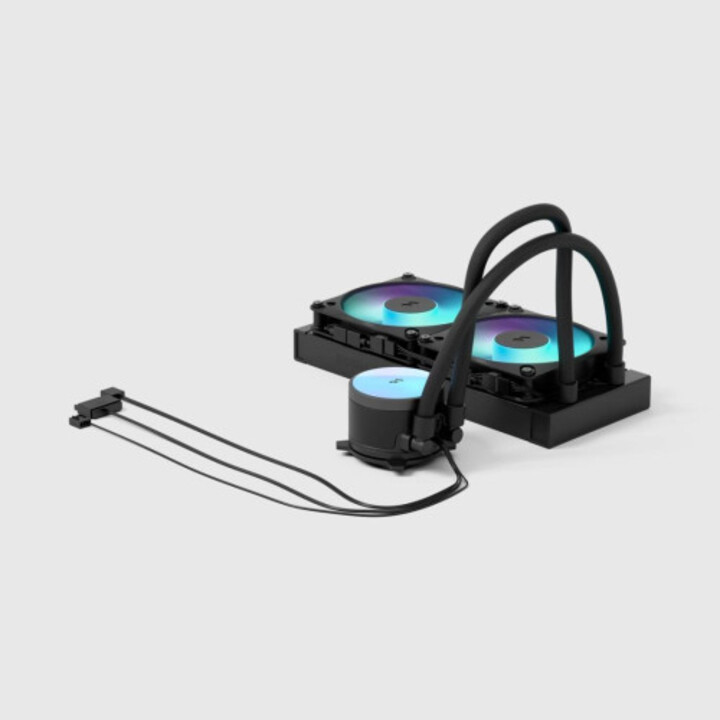 Système de refroidissement liquide tout-en-un Fractal Design Radius 240 RGB Noir pour processeur 12 cm Noir 1 pièce