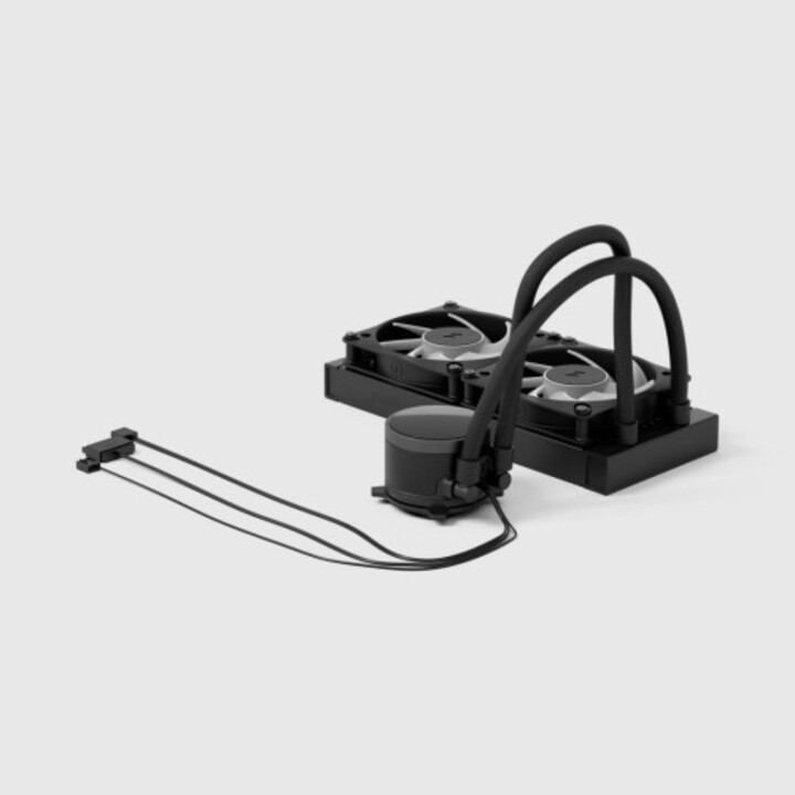 Système de refroidissement liquide tout-en-un Fractal Design Radius 240 RGB Noir pour processeur 12 cm Noir 1 pièce