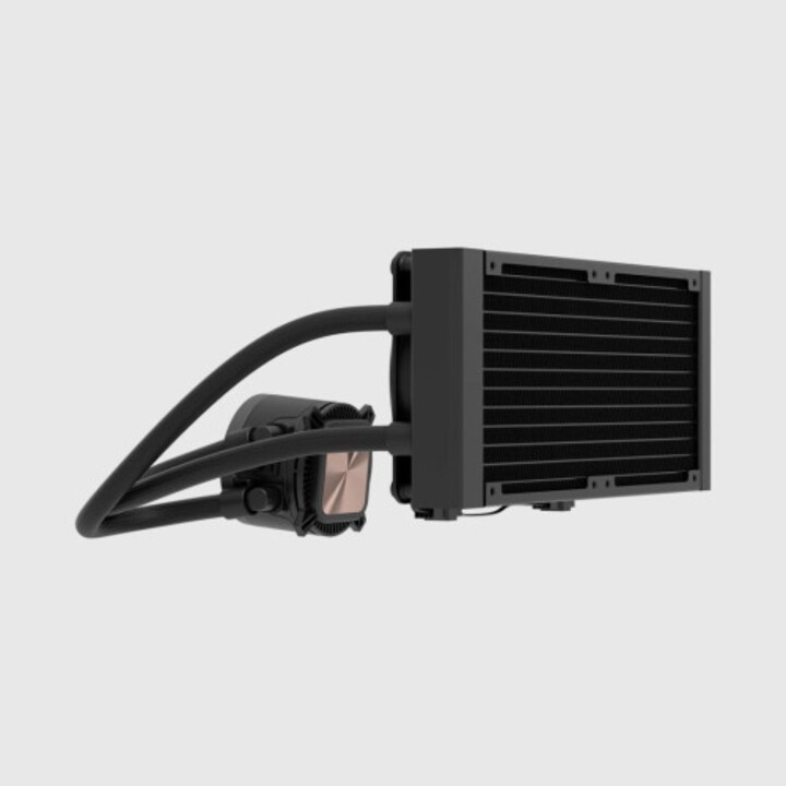 Sistema de resfriamento líquido tudo-em-um Fractal Design Radius 240 preto para processador, 12 cm, 1 unidade.