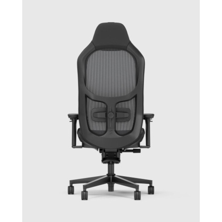 Chaise de jeu PC hybride Fractal Design Refine 2 Dark avec siège rembourré et revêtement noir