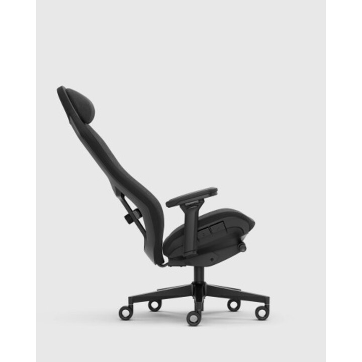 Chaise de jeu PC hybride Fractal Design Refine 2 Dark avec siège rembourré et revêtement noir