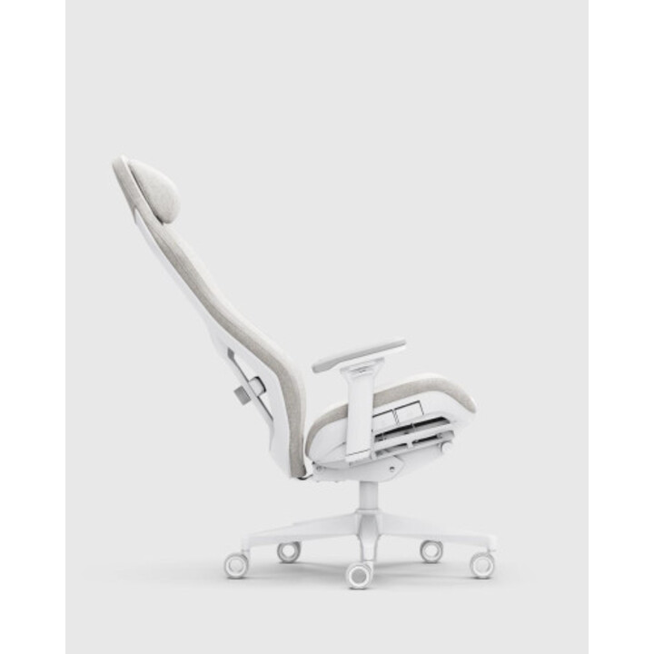 Chaise de jeu PC Fractal Design Refine 2 Mesh Light, assise rembourrée, revêtement en tissu, grise