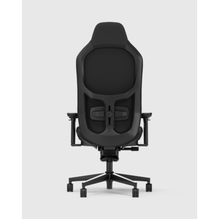 Chaise de jeu PC Fractal Design Refine 2 en tissu foncé avec assise rembourrée et revêtement noir