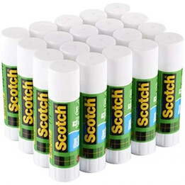 Display of 20 Scotch 6221dn Permanent Adhesive Sticks 21g 7100115346