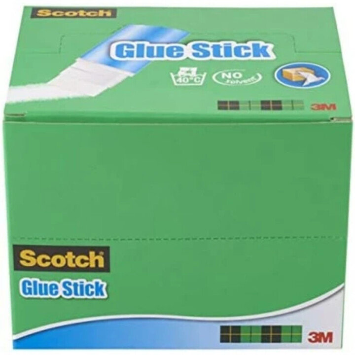 Display of 20 Scotch 6221dn Permanent Adhesive Sticks 21g 7100115346