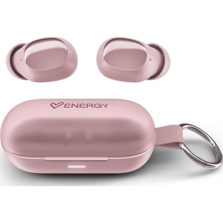Auriculares Inalámbricos ENERGY SISTEM Neo Urbabeat - Micrófono · Estuche de Carga · Rosa
