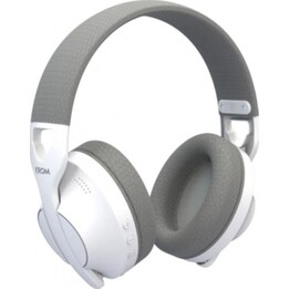 Krom Phase Wireless Gaming Headset with Microphone / Bluetooth / 3.5mm Jack / USB 2.0 / White