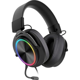 Casque de jeu sans fil Mars Gaming MH-FORGE avec microphone / Prise jack 3,5 mm / Bluetooth / Noir