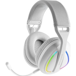 Cuffie da gaming wireless Mars Gaming MHW-QUASAR con microfono / jack da 3,5 mm / Bluetooth / bianche