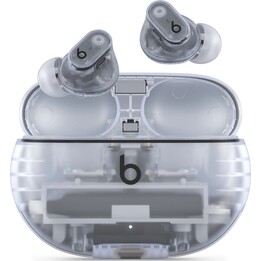Beats Studio Buds+ – Komplett kabellose Kopfhörer mit Geräuschunterdrückung – Transparent/Schwarz