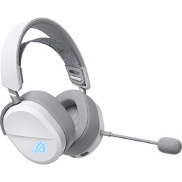 Asus Rog Pelta Wireless and Wired Gaming Headset with USB Type C and Bluetooth, White