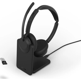 Cuffie Jabra Evolve3 45 Stereo Link 390a UC Stand