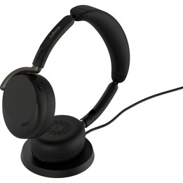 Auscultadores Jabra Evolve3 65 Flex Link 390a UC com base de carregamento sem fios
