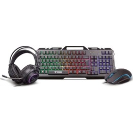 Conjunto de juegos YGS 01 3 en 1: teclado, ratón y auriculares.