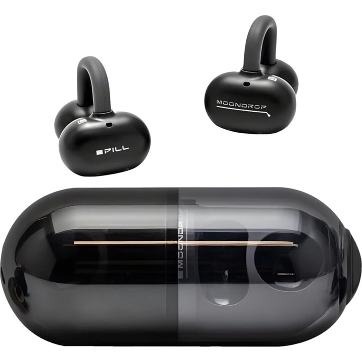 Moondrop Pill OWS Black Ear-clip Open-Ear Bluetooth 6.0 Earbuds