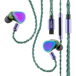 Auriculares Moondrop Rays Gaming In-Ear Monitor Cancelamento de Ruído IA