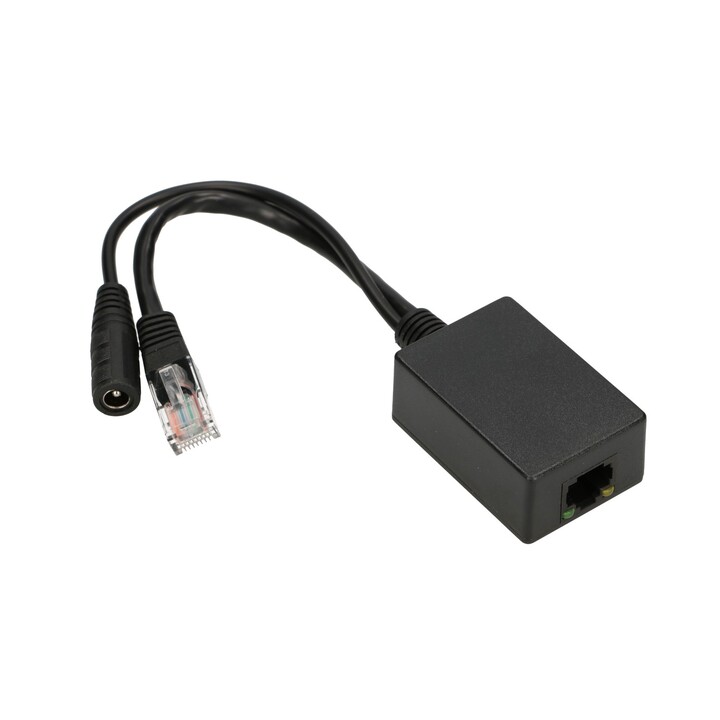 Inversor PoE Extralink de 1 porta, 1x 1000mb/s RJ45/jack Entrada 10-30V, Saída 48V