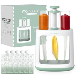 Momcozy Se01 Baby Food Maker | Dispositivo para Comida para Bebés | Para Purés, Almacenamiento de Alimentos