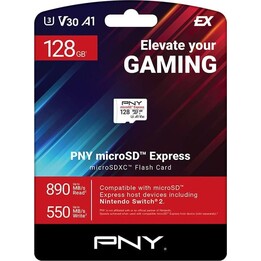 Carte mémoire microSD Express 128 Go P-SDU128P31880EXP-GE
