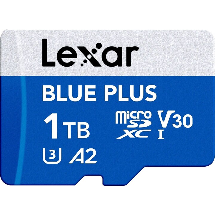 Speicherkarte microSD-Karte 1 TB C10 A2 U3 V30 170 MB/s Blue Plus