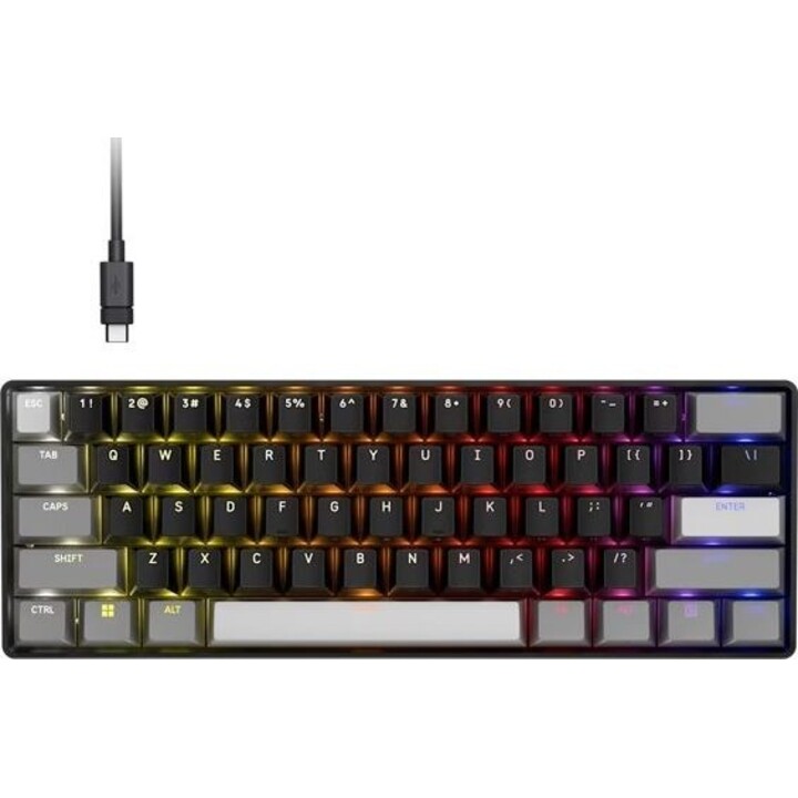 Teclado para jogos Clipper Pro Mini 60 Core Preto
