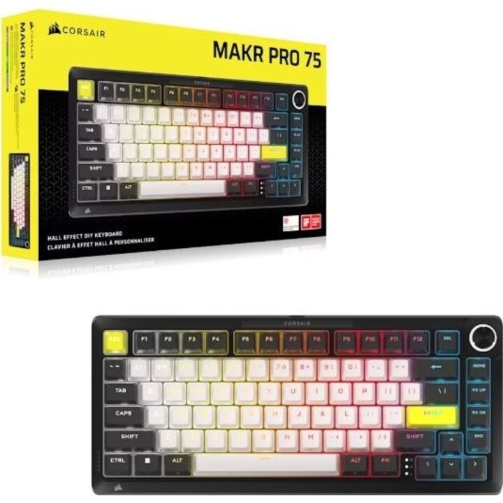CORSAIR MAKR PRO 75 clavier gaming DIY à effet Hall noir