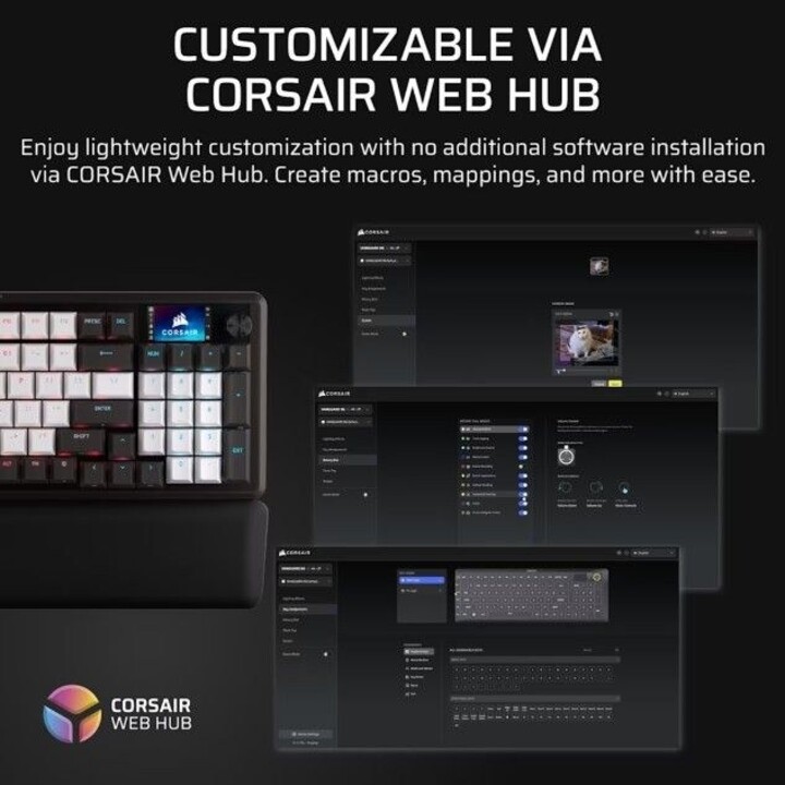 Teclado para juegos Vanguard 96 MLX Plasma Negro