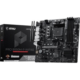 Carte mère PRO B550M-P WIFI6E AM4 4DDR4 mATX