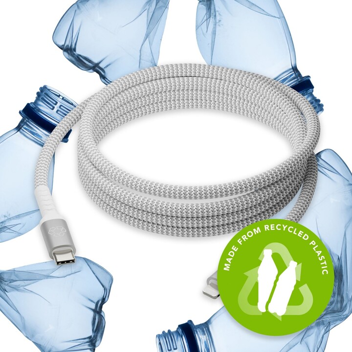 Cable dbramante1928 usb-c male / lightning male braided 2.5m white