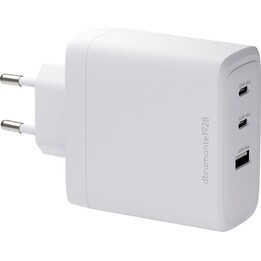 Cargador usb-c 2xusb-c dbramante1928 100w gan white