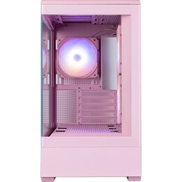 Zalman P30 V2, mATX Mini Tower PC Case, 3 x 120mm ARGB Fans, Pink