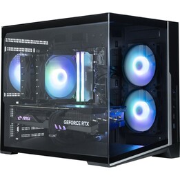 Zalman D30, case per PC mini tower mATX, 3 ventole ARGB da 120 mm, nero