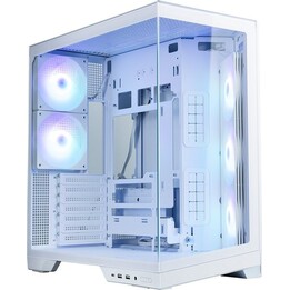 Zalman D50, ATX-Midi-Tower-PC-Gehäuse, 3 x 120-mm-Lüfter, Weiß