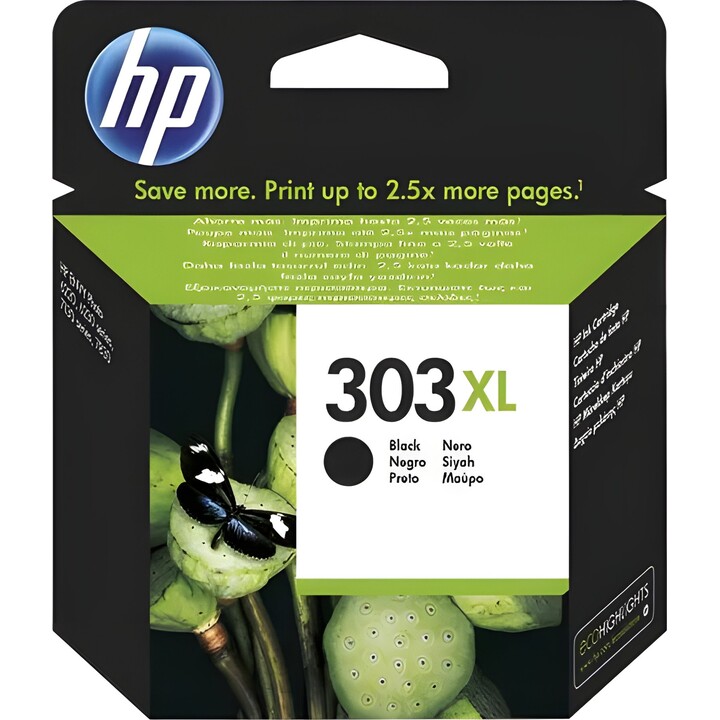 Cartuccia d'inchiostro originale HP 303XL T6N04AE, nero, 600 pagine, 4 ml