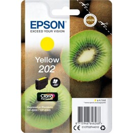 Cartucho de tinta original Epson 202 C13T02F44010, amarillo, 300 páginas