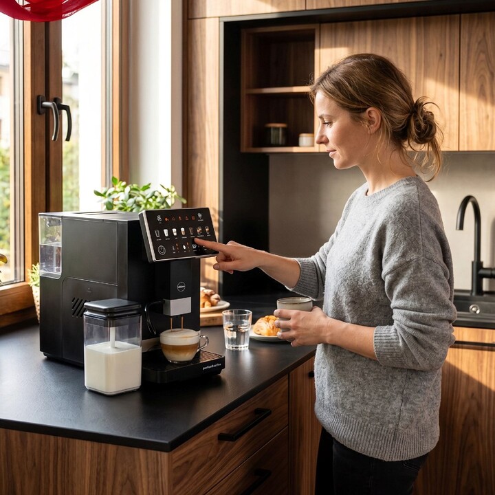 ELDOM ECA10 AUTOMATIC PRESSURE COFFEE MACHINE, 7 PROGRAMS
