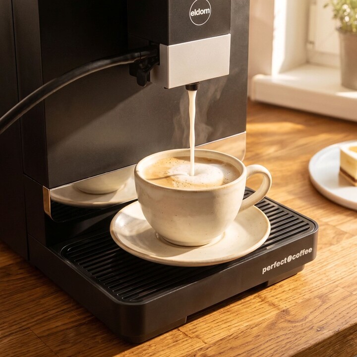 ELDOM ECA10 AUTOMATIC PRESSURE COFFEE MACHINE, 7 PROGRAMS