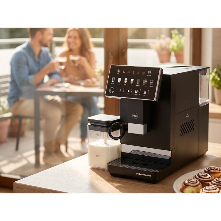 Macchina da caffè a pressione automatica Eldom ECA10, 7 programmi.