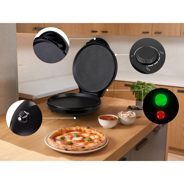 Máquina de pizza ELDOM ST1000 1450W negra