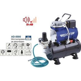 COMPRESOR ADLER / MINICOMPRESOR PARA AERÓGRAFO AD-5000