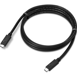 LENOVO 4X91U92143 cabo USB USB4 Gen 2x2 1,5 m USB C 20 Gbit/s Preto