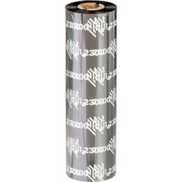 Zebra Pack 12 Nastro di trasferimento 2300 a base di cera 60 mm x 300 m 02300BK06030 Originale