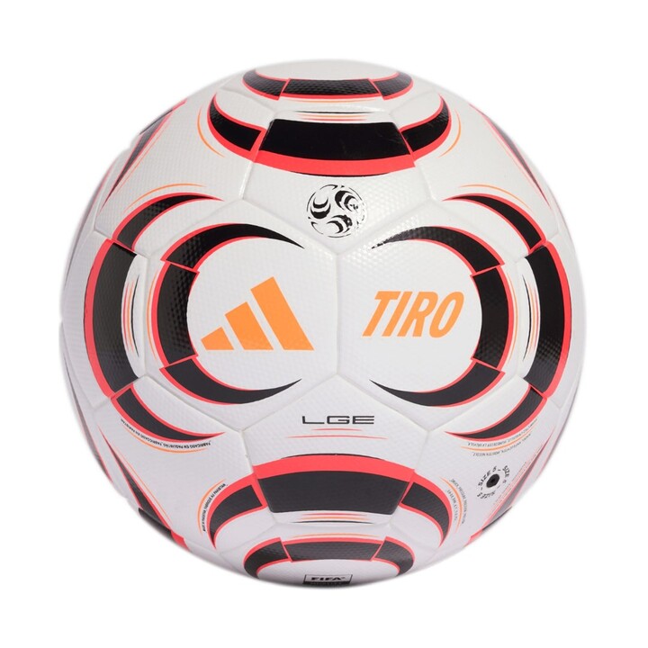 Adidas Tiro League, pallone da calcio bianco, nero e arancione KA5263 4