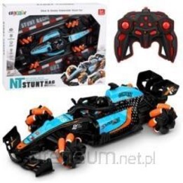RC remote control car with 360° rotation, 4x4 drive, lights and smoke, 1:10 scale