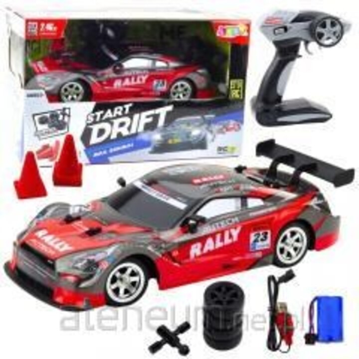 LEAN Toys 22920 coche de drift RC 1:16 rojo negro 30 km/h