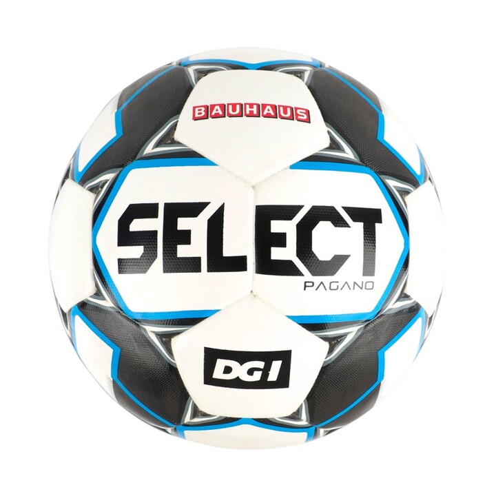 Seleccione el balón de fútbol Pagano DGI blanco-negro-azul 17823 4