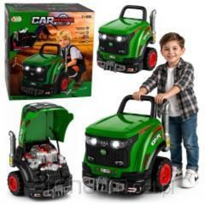 Tracteur à démonter Petit bricoleur Lumières Sons Vapeur d'eau