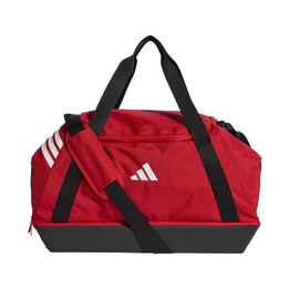 Adidas Tiro Duffle medium bag with bottom compartment, red JY7953